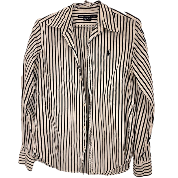 Ralph Lauren Tops - RALPH LAUREN- Button up / Button Down long Sleeve Fitted Top